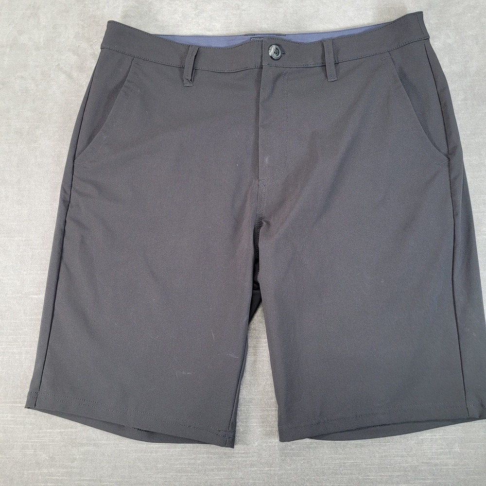 Vans Mens Chino Hybrid Shorts Black‎ Size 34 Stretch Performance Boardshorts